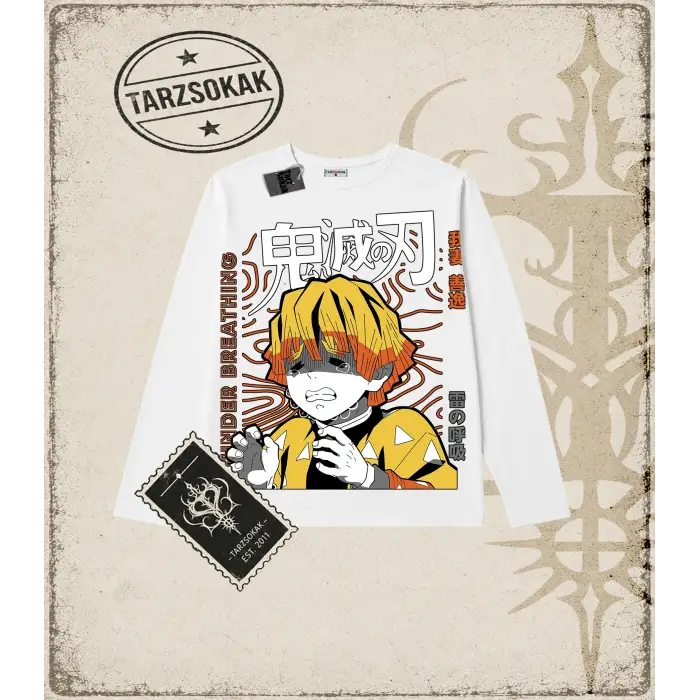 Demon Slayer Anime Baskılı Long Sleeve