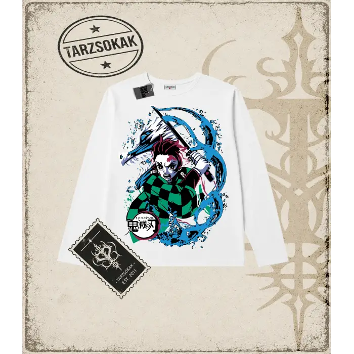 Demon Slayer Anime Baskılı Long Sleeve