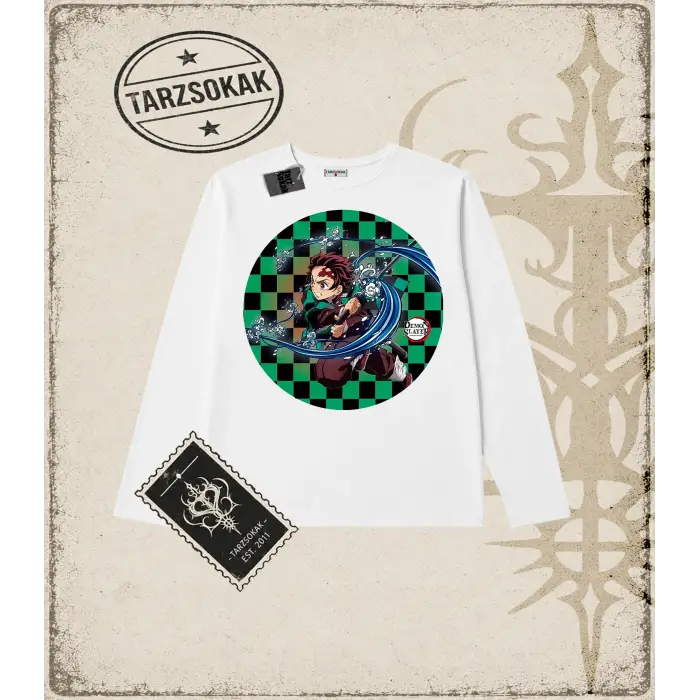 Demon Slayer Anime Baskılı Long Sleeve