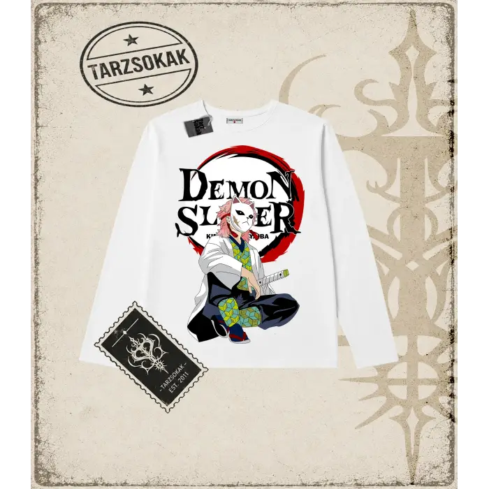 Demon Slayer Anime Baskılı Long Sleeve