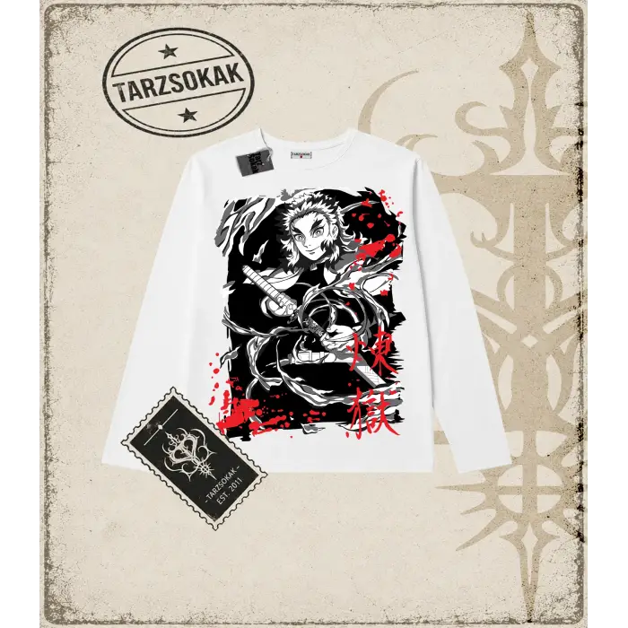 Demon Slayer Anime Baskılı Long Sleeve