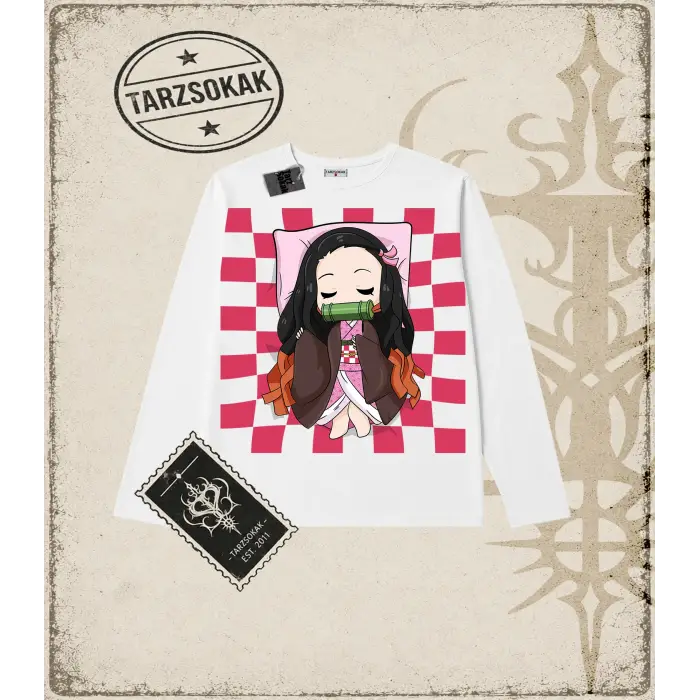 Demon Slayer Anime Baskılı Long Sleeve