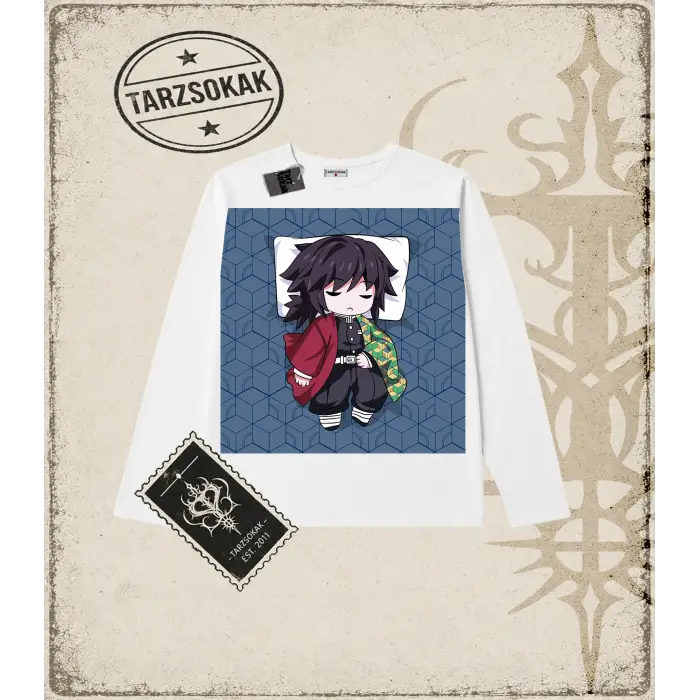 Demon Slayer Anime Baskılı Long Sleeve
