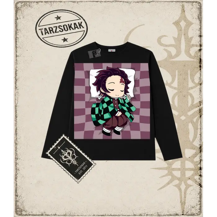 Demon Slayer Anime Baskılı Long Sleeve