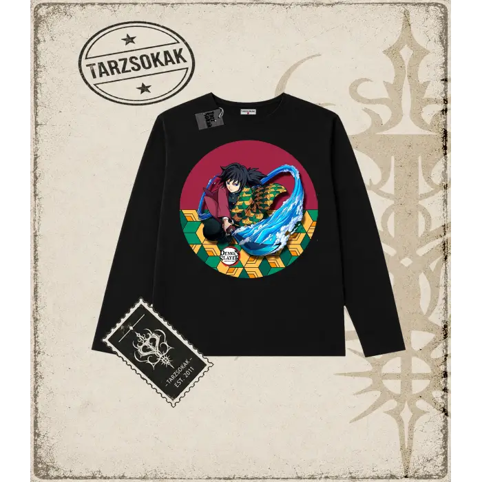 Demon Slayer Anime Baskılı Long Sleeve