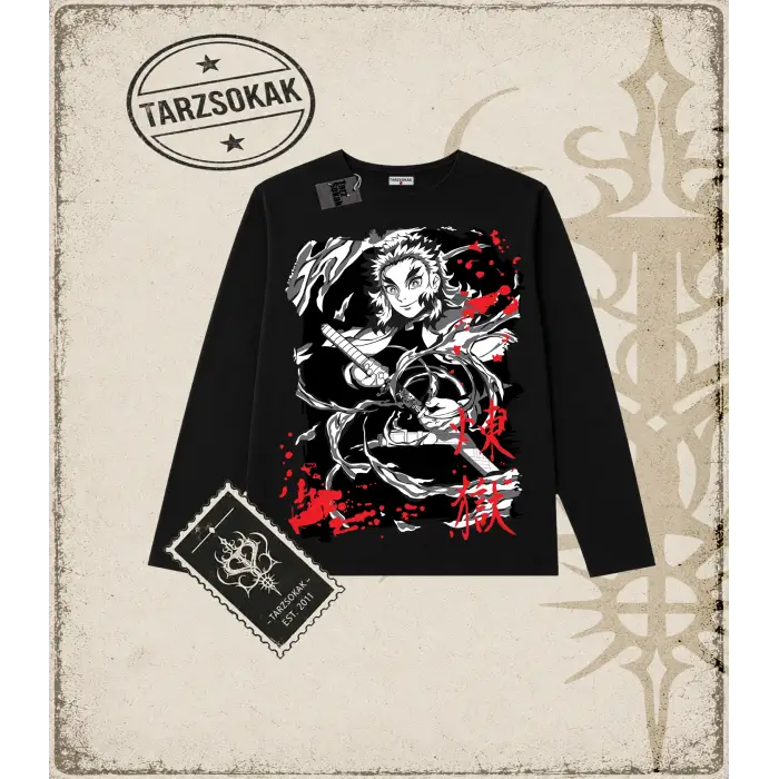 Demon Slayer Anime Baskılı Long Sleeve