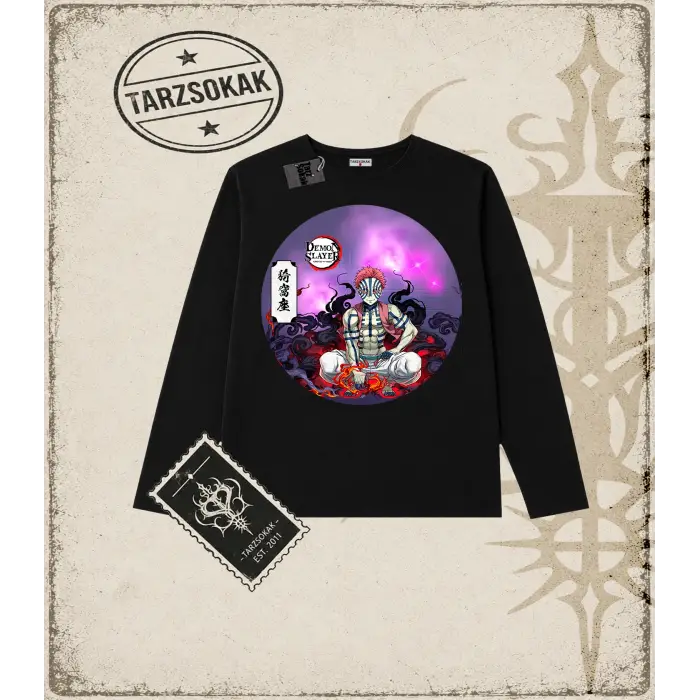 Demon Slayer Anime Baskılı Long Sleeve