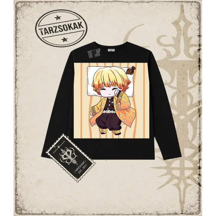 Demon Slayer Anime Baskılı Long Sleeve