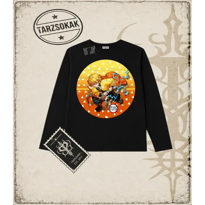 Demon Slayer Anime Baskılı Long Sleeve