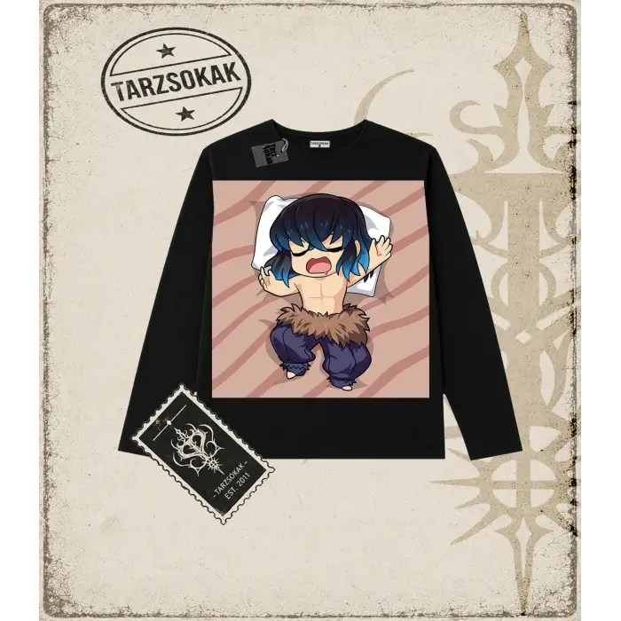 Demon Slayer Anime Baskılı Long Sleeve