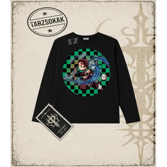 Demon Slayer Anime Baskılı Long Sleeve