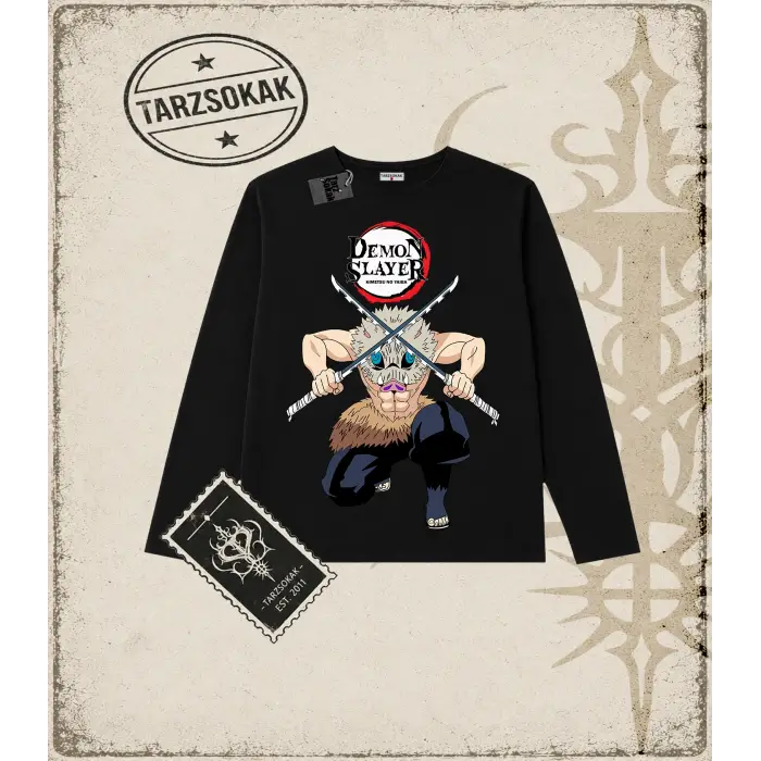 Demon Slayer Anime Baskılı Long Sleeve