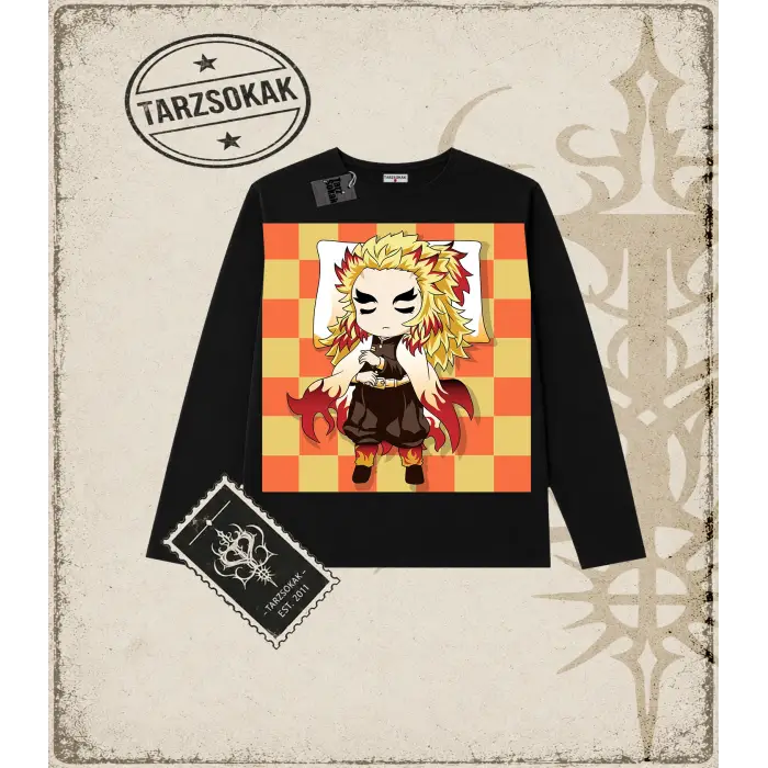 Demon Slayer Anime Baskılı Long Sleeve