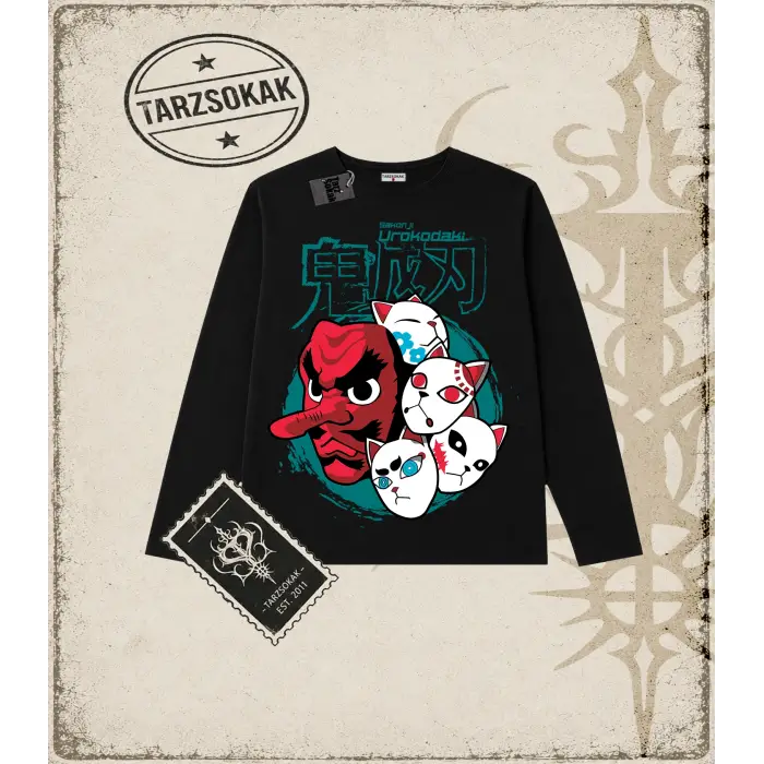 Demon Slayer Anime Baskılı Long Sleeve