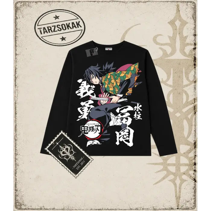Demon Slayer Anime Baskılı Long Sleeve