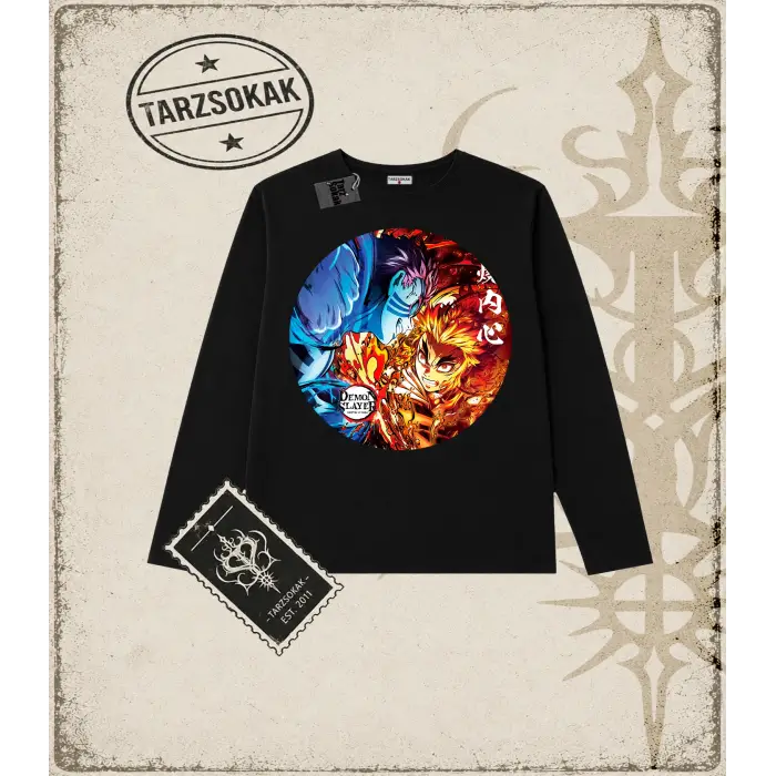 Demon Slayer Anime Baskılı Long Sleeve