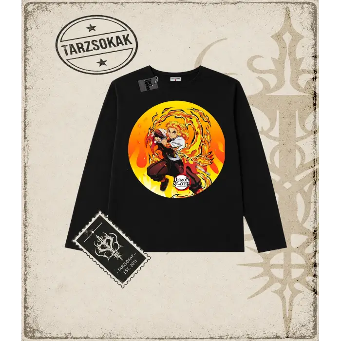 Demon Slayer Anime Baskılı Long Sleeve