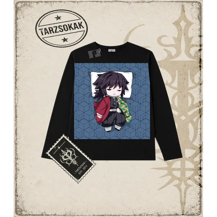 Demon Slayer Anime Baskılı Long Sleeve