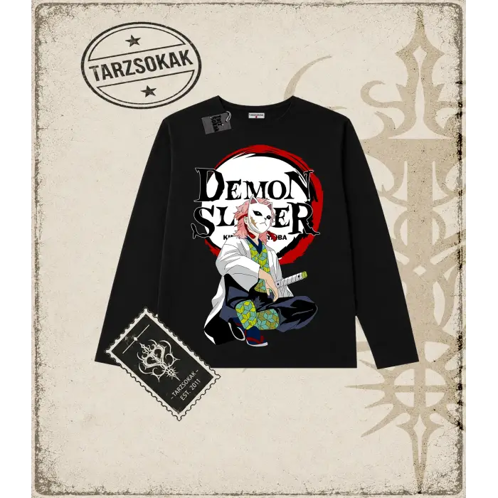 Demon Slayer Anime Baskılı Long Sleeve