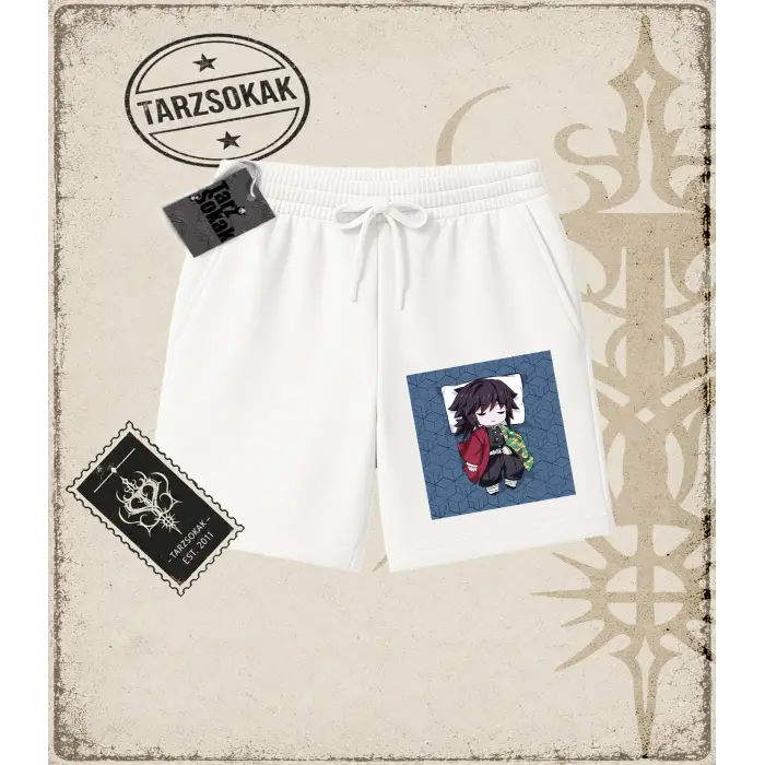 Demon Slayer Anime Baskılı Unisex Şort