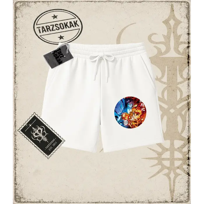 Demon Slayer Anime Baskılı Unisex Şort