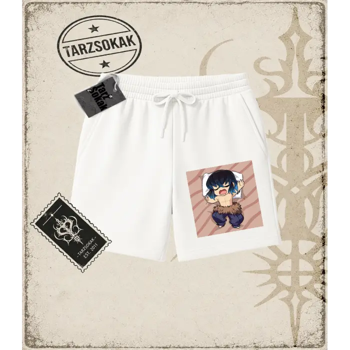 Demon Slayer Anime Baskılı Unisex Şort