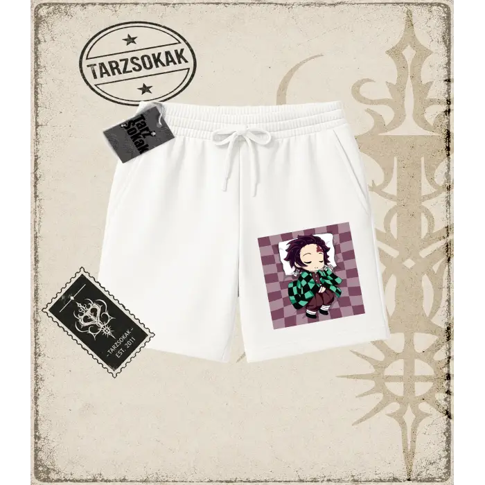 Demon Slayer Anime Baskılı Unisex Şort