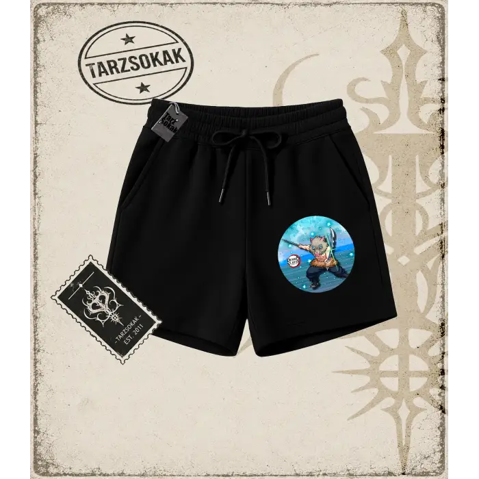 Demon Slayer Anime Baskılı Unisex Şort