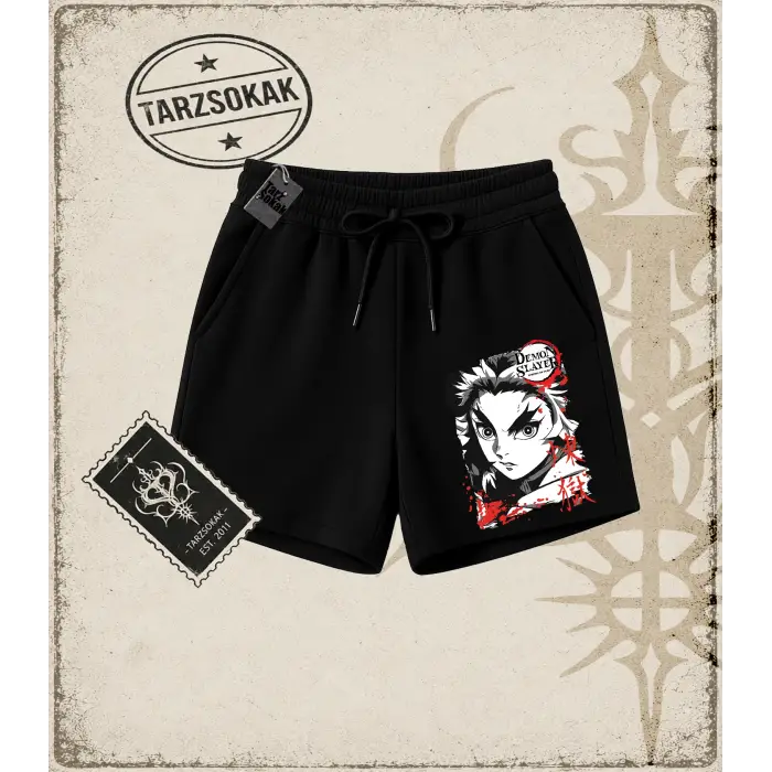 Demon Slayer Anime Baskılı Unisex Şort