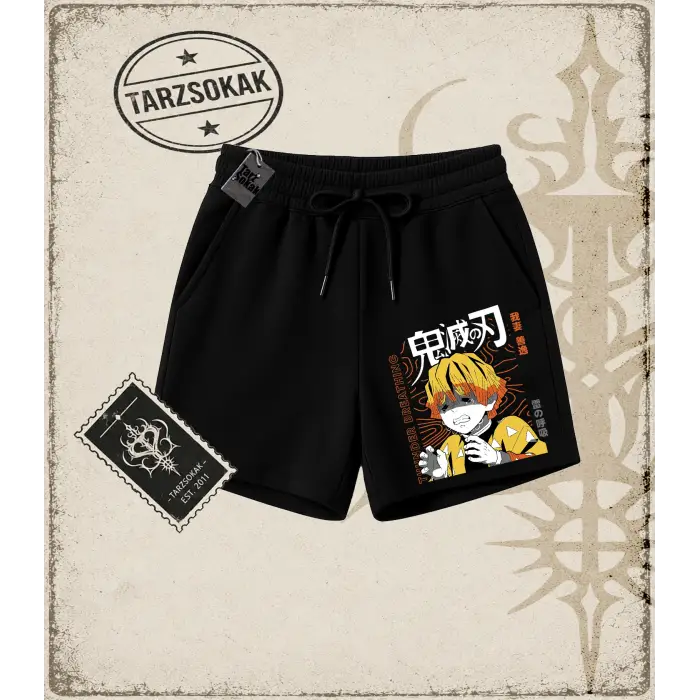 Demon Slayer Anime Baskılı Unisex Şort