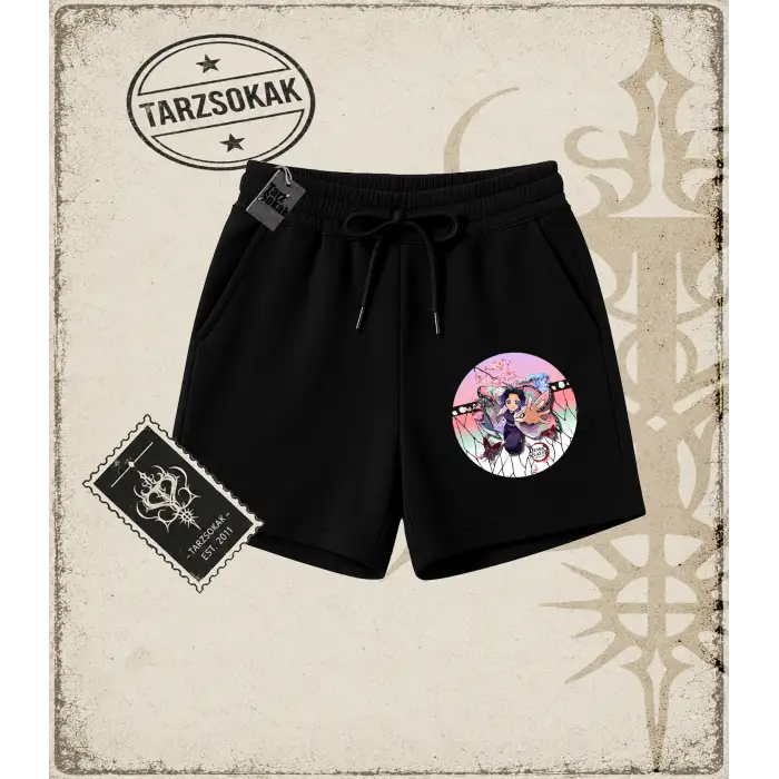 Demon Slayer Anime Baskılı Unisex Şort