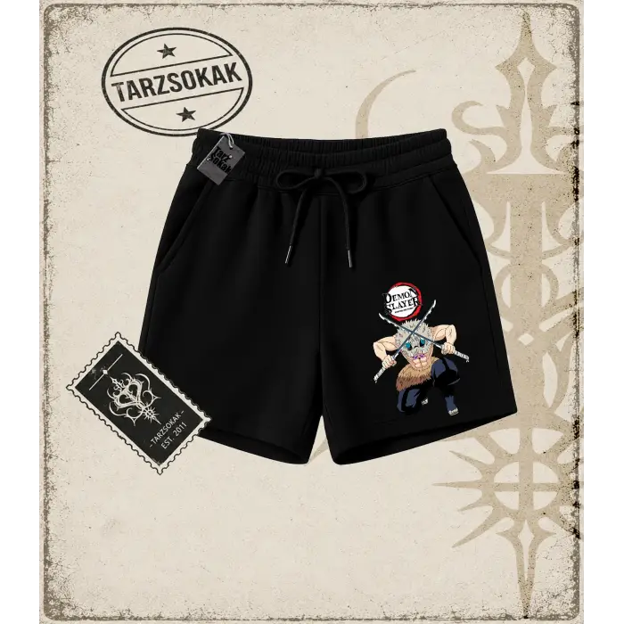 Demon Slayer Anime Baskılı Unisex Şort