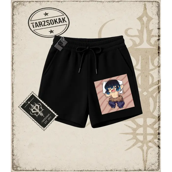 Demon Slayer Anime Baskılı Unisex Şort