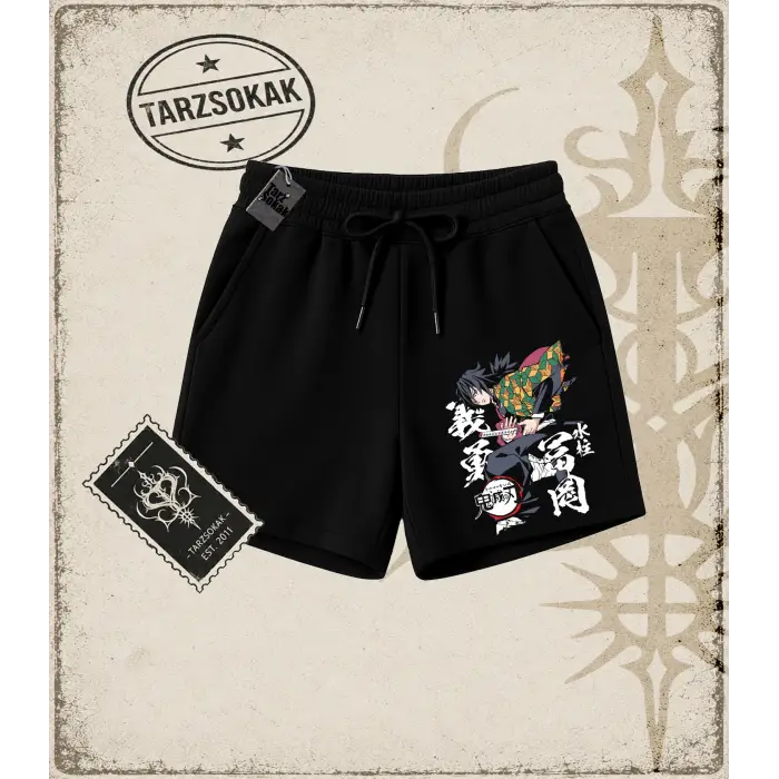 Demon Slayer Anime Baskılı Unisex Şort