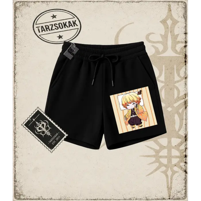 Demon Slayer Anime Baskılı Unisex Şort