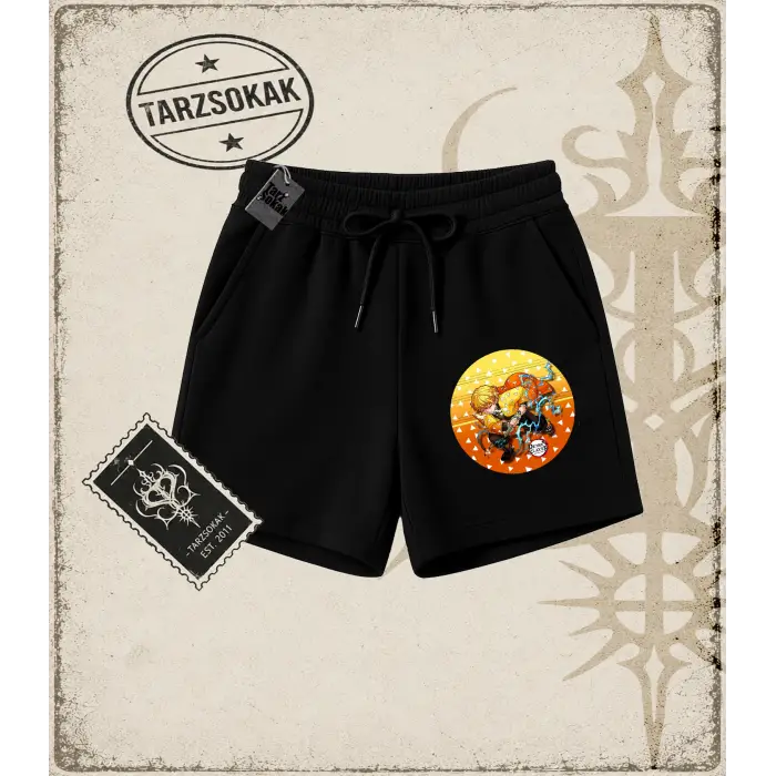 Demon Slayer Anime Baskılı Unisex Şort