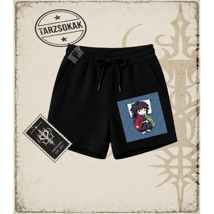 Demon Slayer Anime Baskılı Unisex Şort