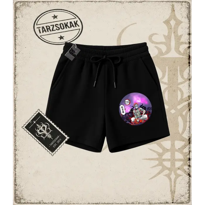Demon Slayer Anime Baskılı Unisex Şort