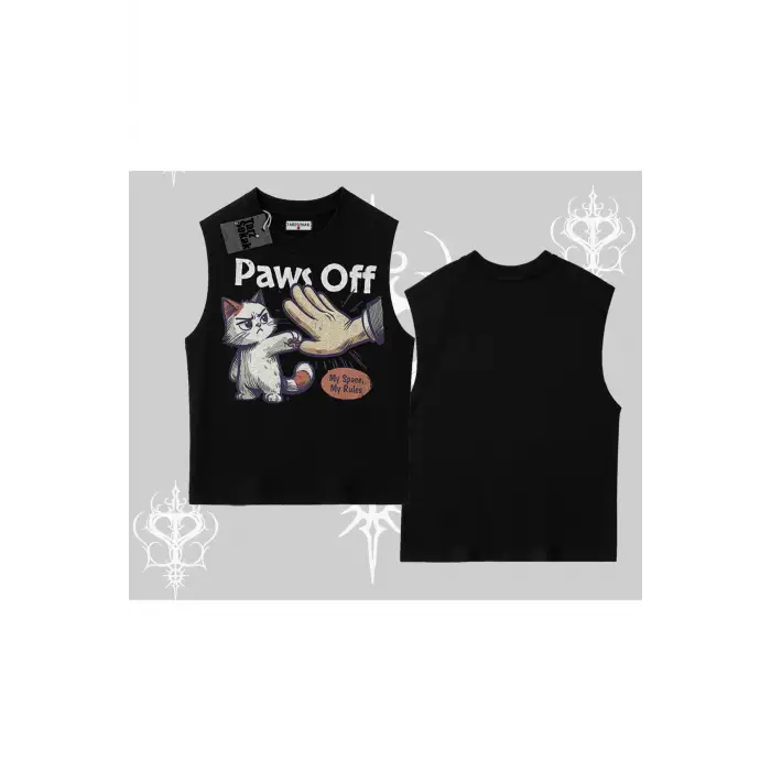 Detective Kitten Kedi Baskılı Kapşonlu Sweatshirt