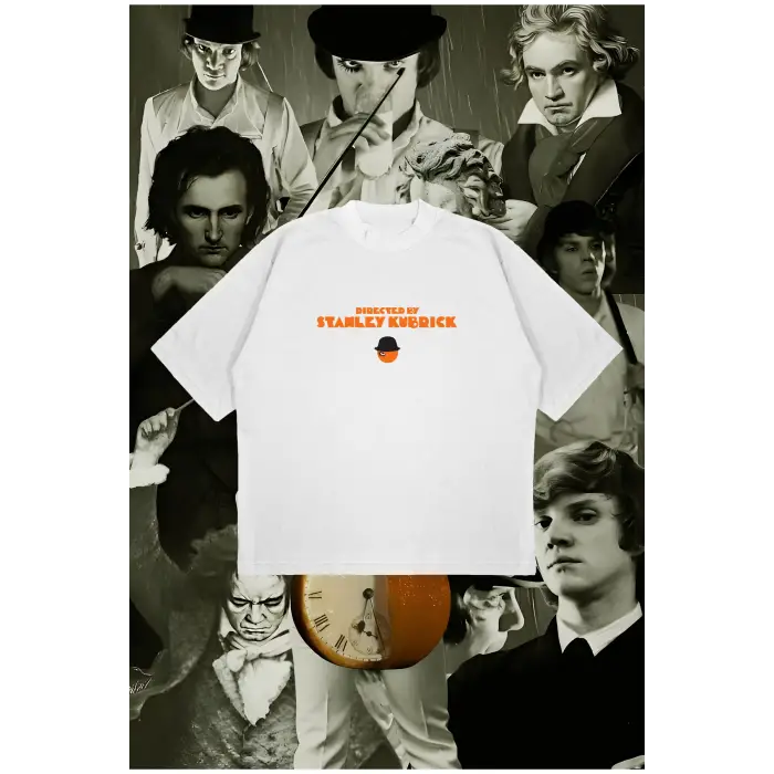 Directed By S. Kubrick Boxy Fit Oversize Unisex Tshirt – Baskılı Tişört |