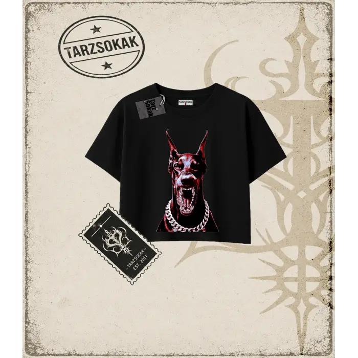DOBERMAN SOLID Kadın Crop Tişört