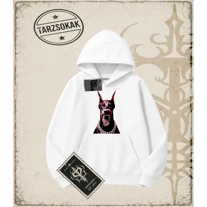 DOBERMAN SOLID Oversize Unisex Kapşonlu Sweatshirt
