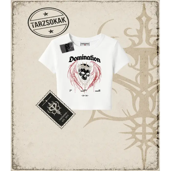 DOMINATION Kadın Baby Tee