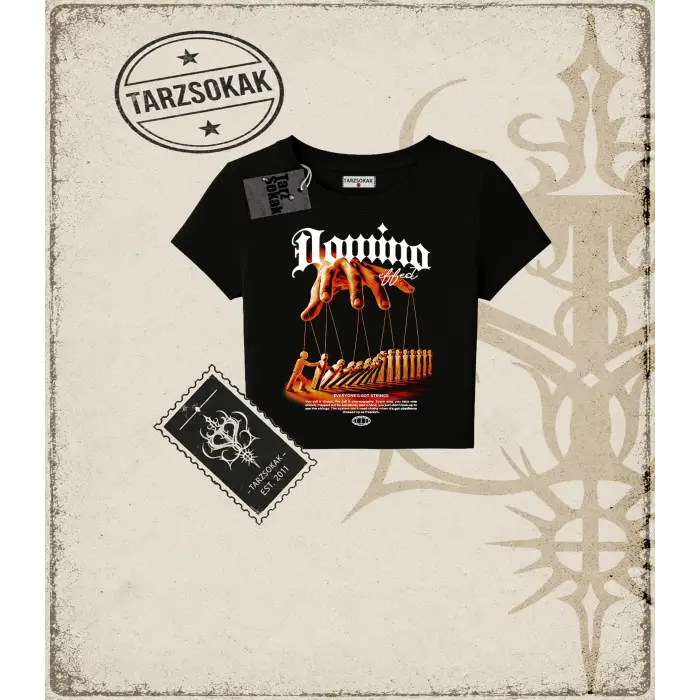 DOMINO Kadın Baby Tee