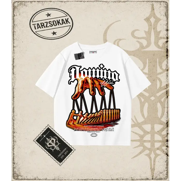 DOMINO Oversize Unisex Tişört