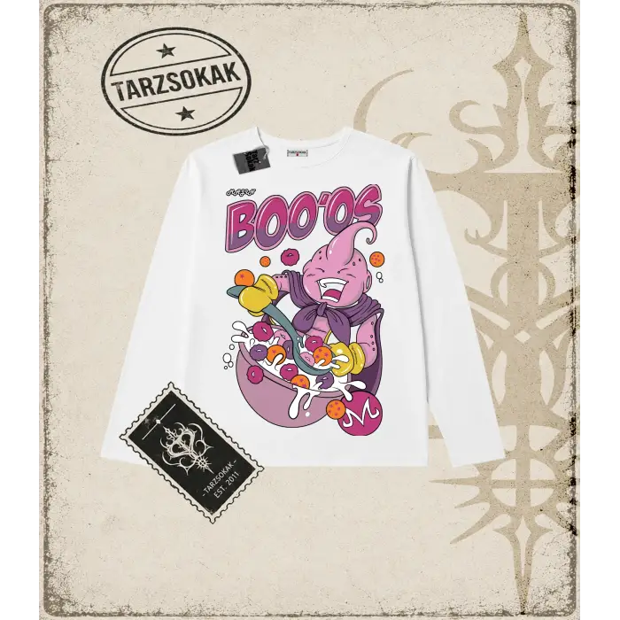 Dragon Ball Anime Baskılı Long Sleeve