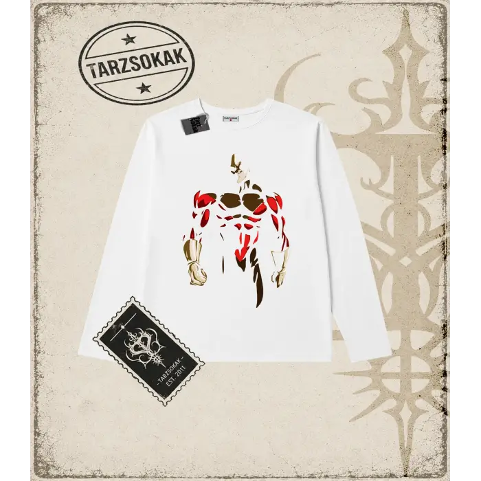 Dragon Ball Anime Baskılı Long Sleeve