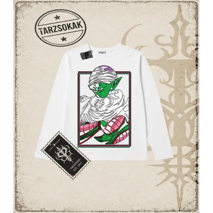 Dragon Ball Anime Baskılı Long Sleeve
