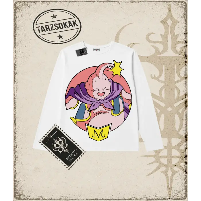 Dragon Ball Anime Baskılı Long Sleeve