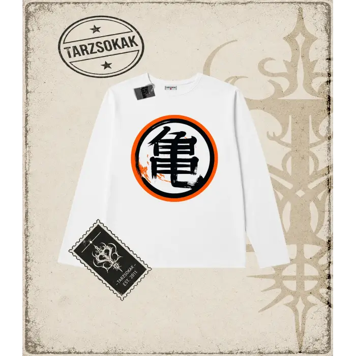 Dragon Ball Anime Baskılı Long Sleeve